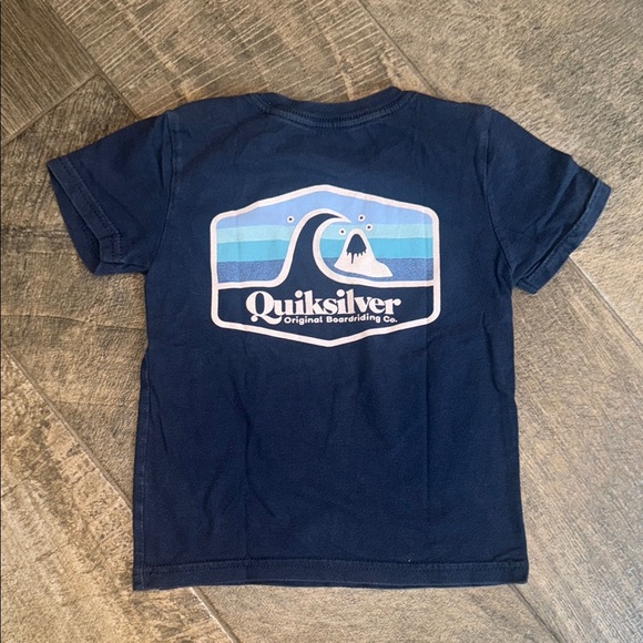 3 Boys Navy, Black and Blue T-Shirts Set by Quicksilver & Hurley - Picture 5 of 5